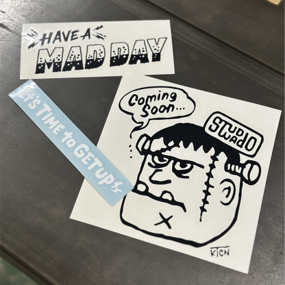 GRINDLODGE　カッティングステッカー HAVE A MAD DAY